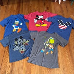 Boys Disney bundle size 10/12. Lot of 5